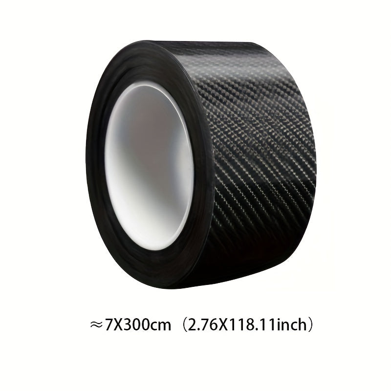 300cm Carbon Fiber Car Reflective Sticker for Scratch and Water Damage Protection