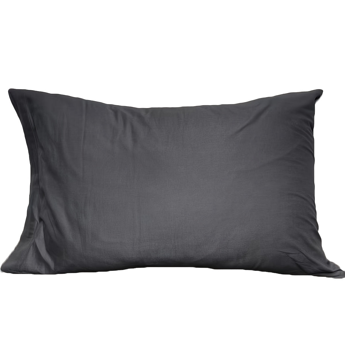 Standart o'lchamdagi organik yostiq qopqog'i, konvert yopilishi, 80-taqsimlangan to'qima - Yumshoq va nafas oladigan - Ranglar mavjud: Khaki, Bej, Burgundi, Dengiz ko'k.