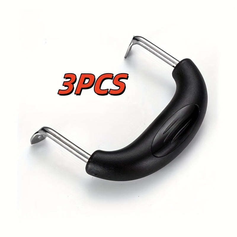 3 ta zanglamaydigan po'latdan yasalgan qozon tutqichlari to'plami, bardoshli plastmassa, turli o'lchamlarda