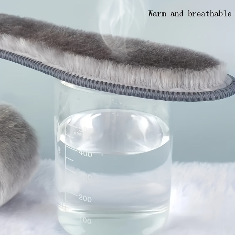 Unisex Thermal Felt Plush Insoles Warm Winter Shoe Pads Breathable