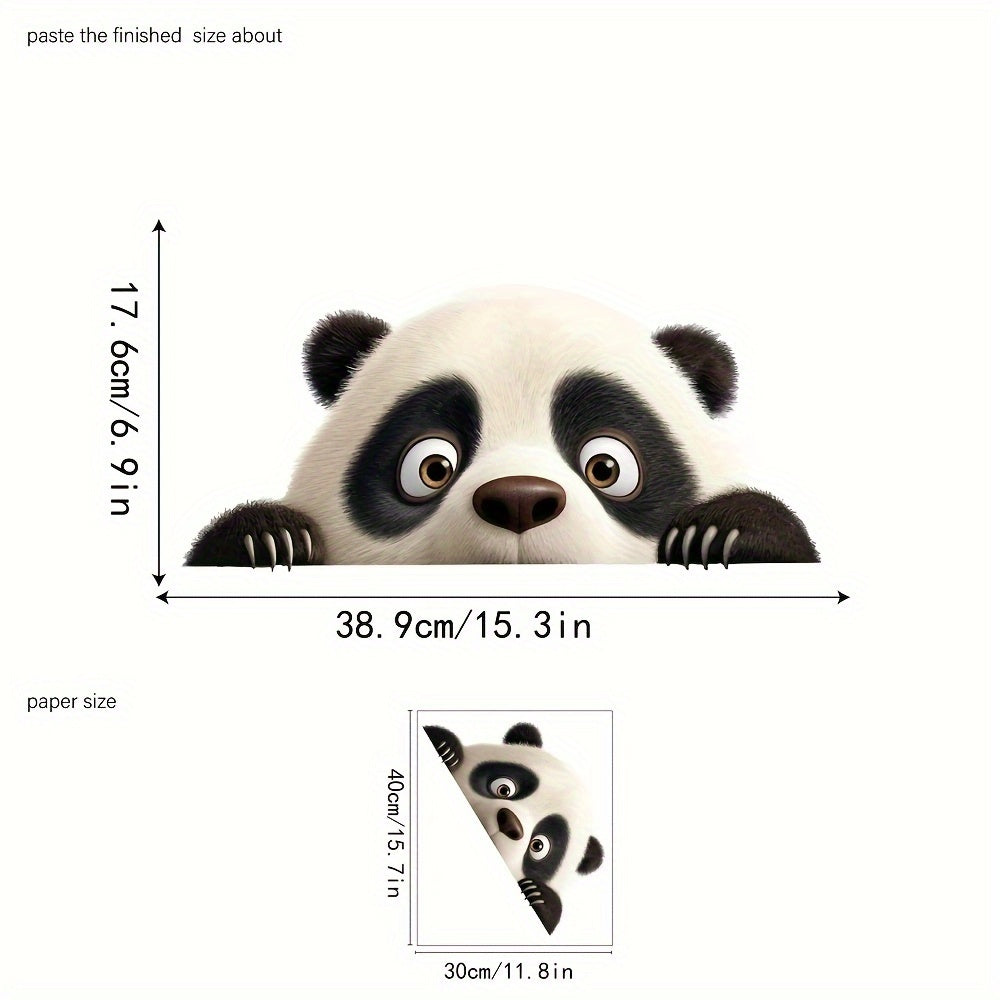 Adorable calcomanía de ventana de vidrio con caricatura de tigre electrostático, reutilizable, decoración para el hogar