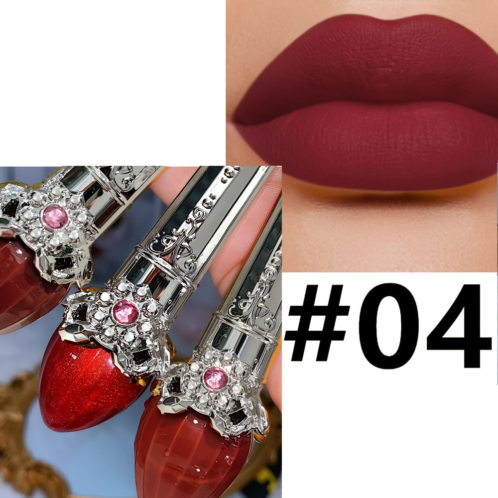 Женский водостойкий стойкий красный матовый глянцевый жидкий помада-люмиксер для губ