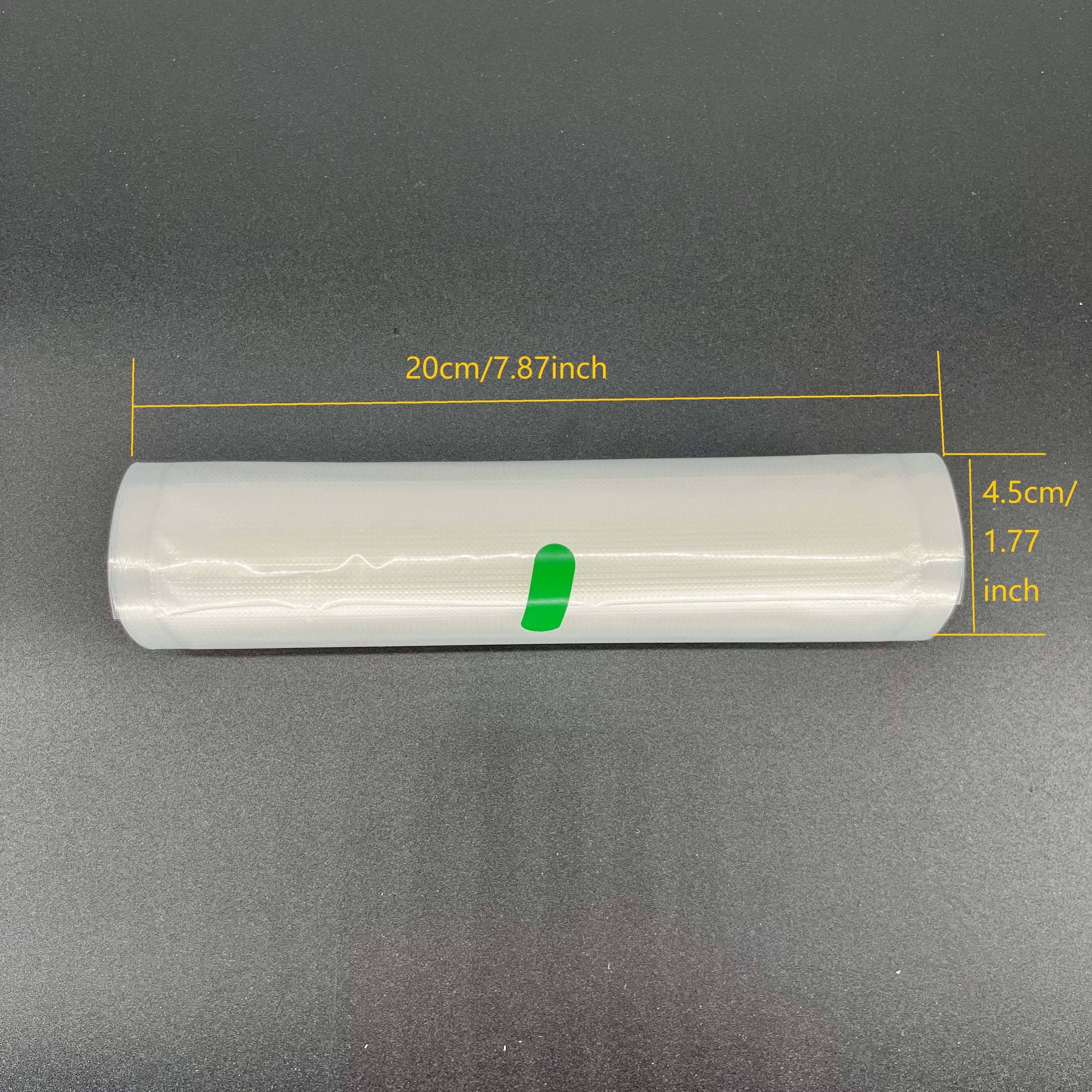 Mustahkam plastmassa vakuum yopishqoq sumkalar, 20x300cm, muzlatgich, mikroto'lqinli pech, sho'rva va oziq-ovqat saqlash uchun.