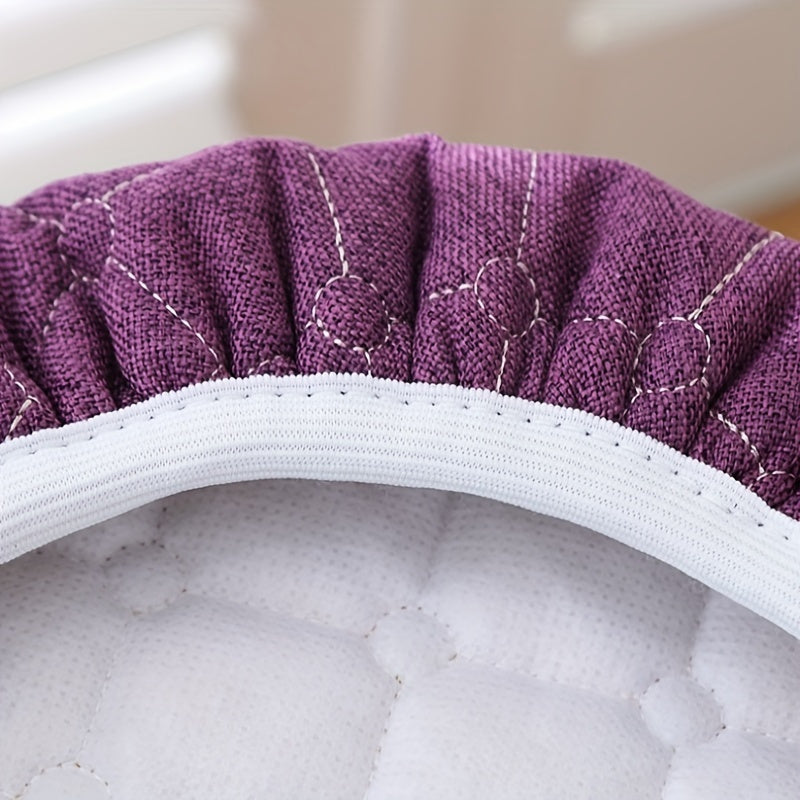 Современная стеганая подушка для стула с завязками, ручная стирка, разработана для комфорта в любое время года, подходит для дома, спальни, гостиной, общежития.