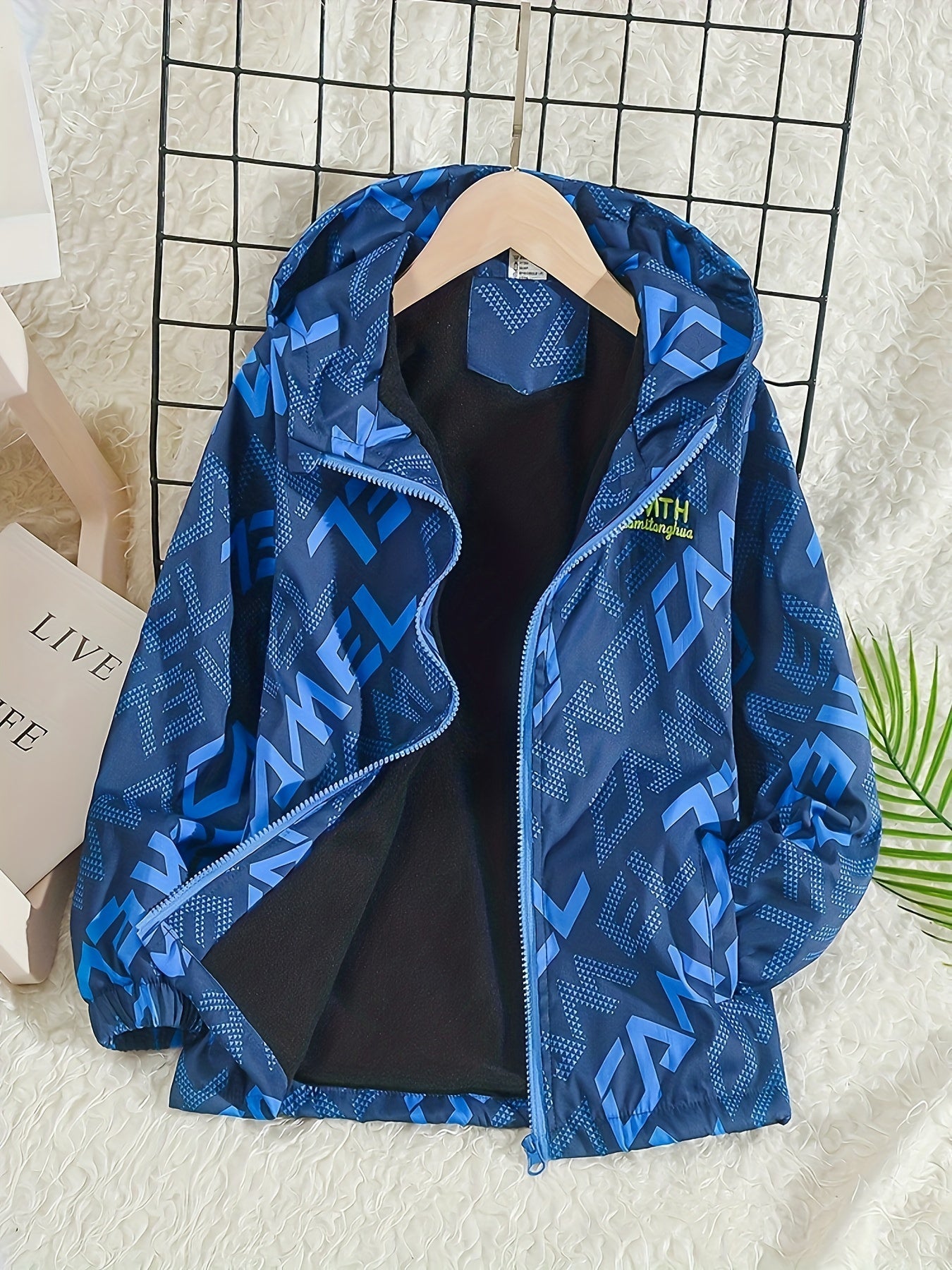 Детская мужская ветровка из бархата с капюшоном, весна-осень, размеры 3-15