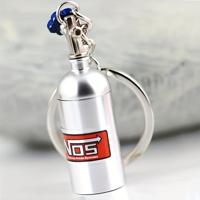 Car Keychain Nitrogen Gas Bottle Keychain Gift Accessory