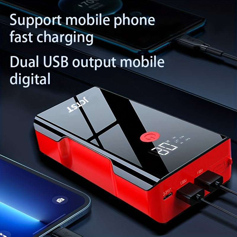 20000mAh Avtomobilni boshlash uchun portativ favqulodda batareya kuchaytirgichi 2000A, 12V transport vositalari uchun