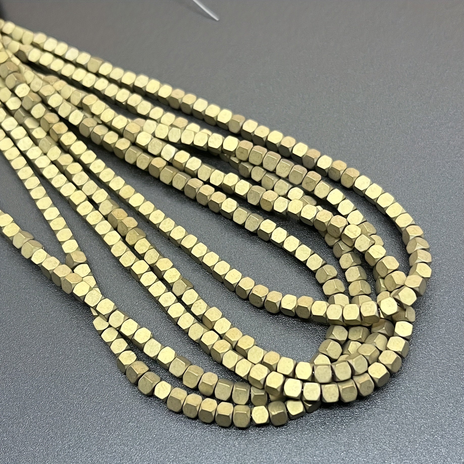 Hematite Small Square Beads 2/3mm Jewelry Making Supplies