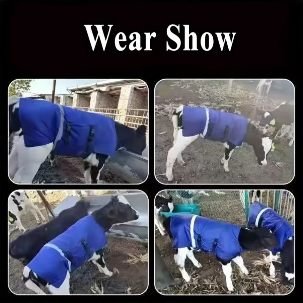 Yangi tug'ilgan sut moli uchun qovurg'a kamzog'i izolyatsiyalangan mato stall aksessuari