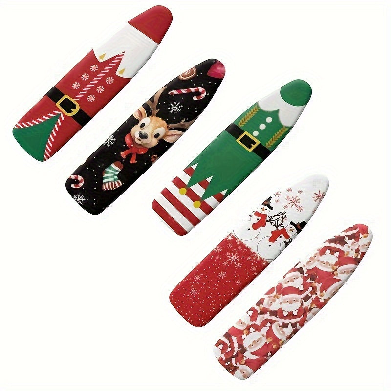 Funda para tabla de planchar de Navidad acolchada, reflectante al calor, resistente a manchas, compatible con medidas estándar de 132-140cm