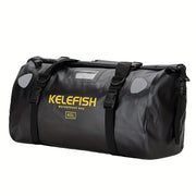 Waterproof Motorcycle Dry Bag 66L Durable PVC Reflective Black Carbon Fiber