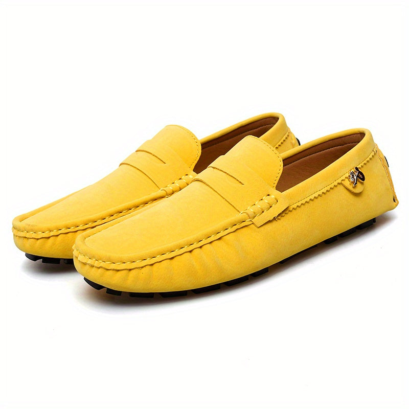Women's Slip-On Loafers in Bright Colors with Anti-Slip Rubber Sole