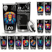 Stainless Steel Zodiac Mug Double Wall Insulated Astrology Gift