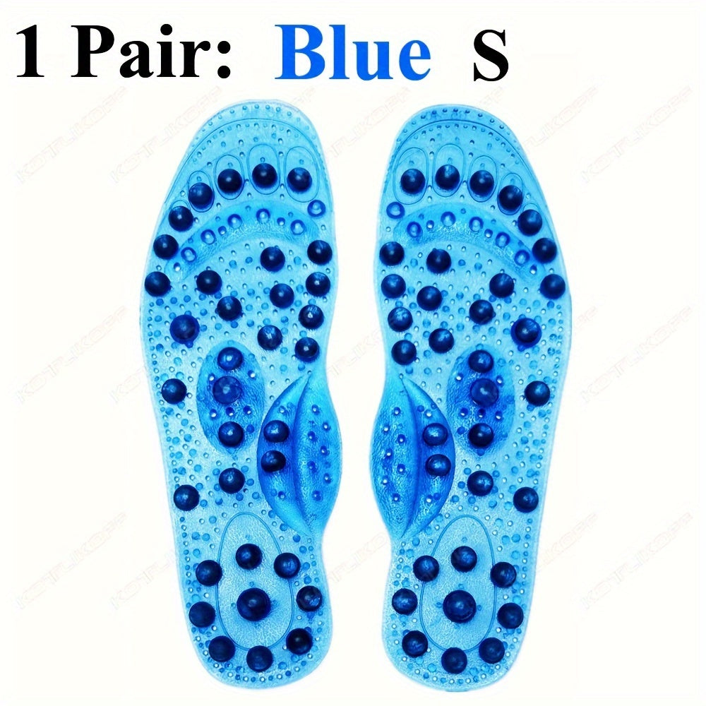 Unisex Magnetic Shoe Insoles with Massage Points for Comfortable Walks