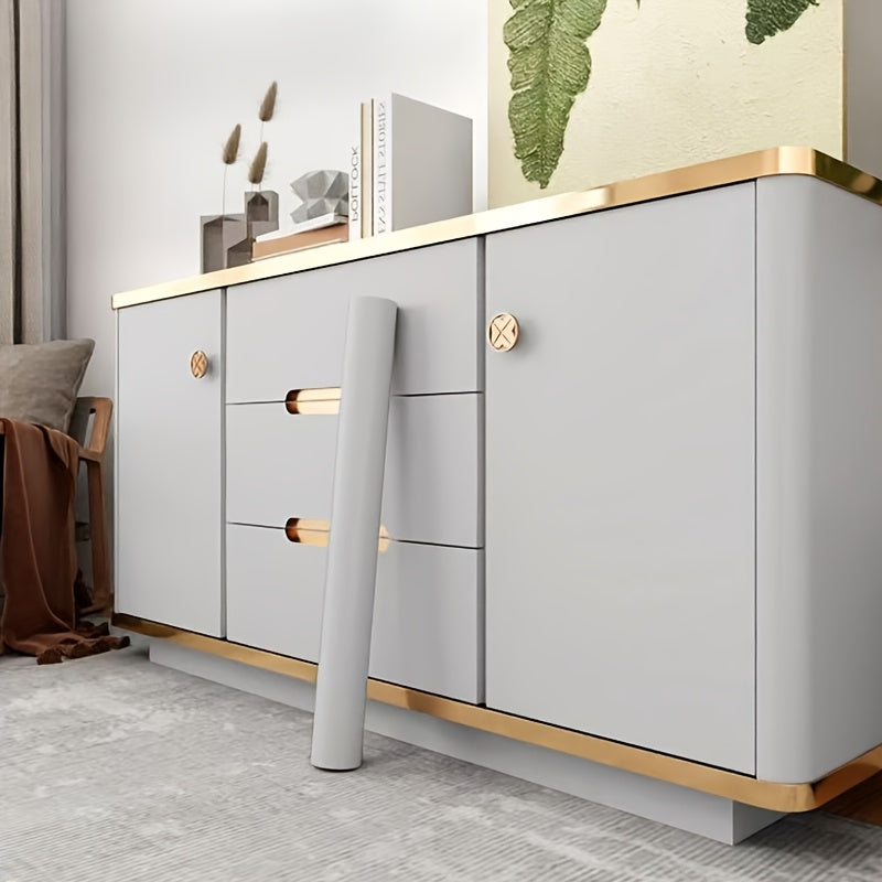 Matte White Self-Adhesive Vinyl Wallpaper for Kitchen Cabinets and Furniture