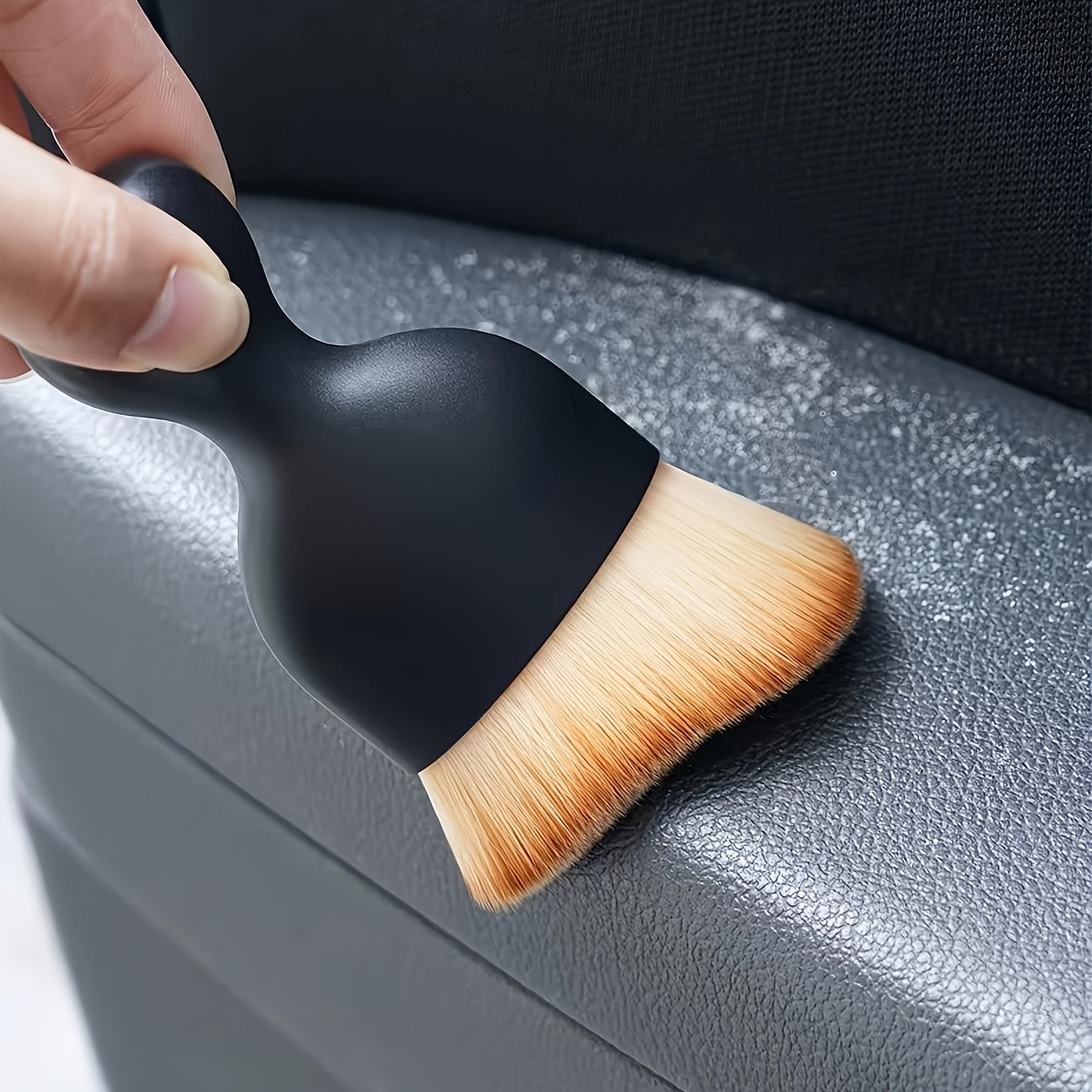 2pcs Microfiber Car Detailing Brush Soft Bristle Interior Vent Dash Cleaner