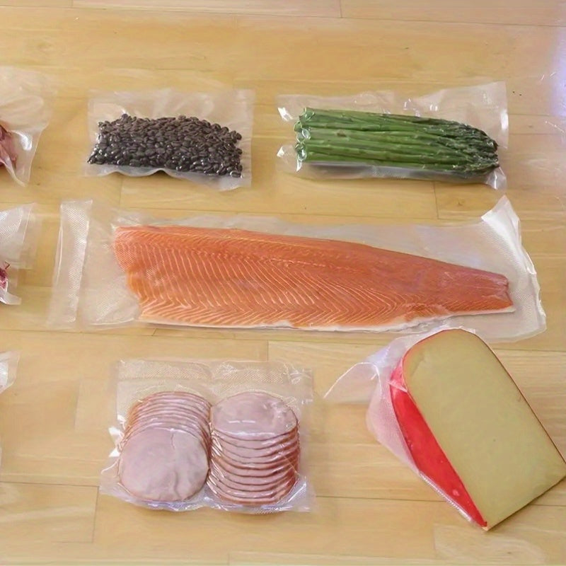 2 Rolls Food Packaging Bags Vacuum Sealer for Fish Meat Fruits Vegetables