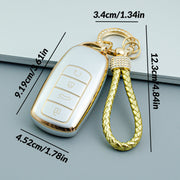 Protective TPU Key Fob Cover with Keychain for Car Remote