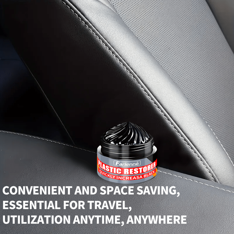 Автомобильный воск для восстановления интерьера, кожа, пластик, панель приборов, уход, паста
