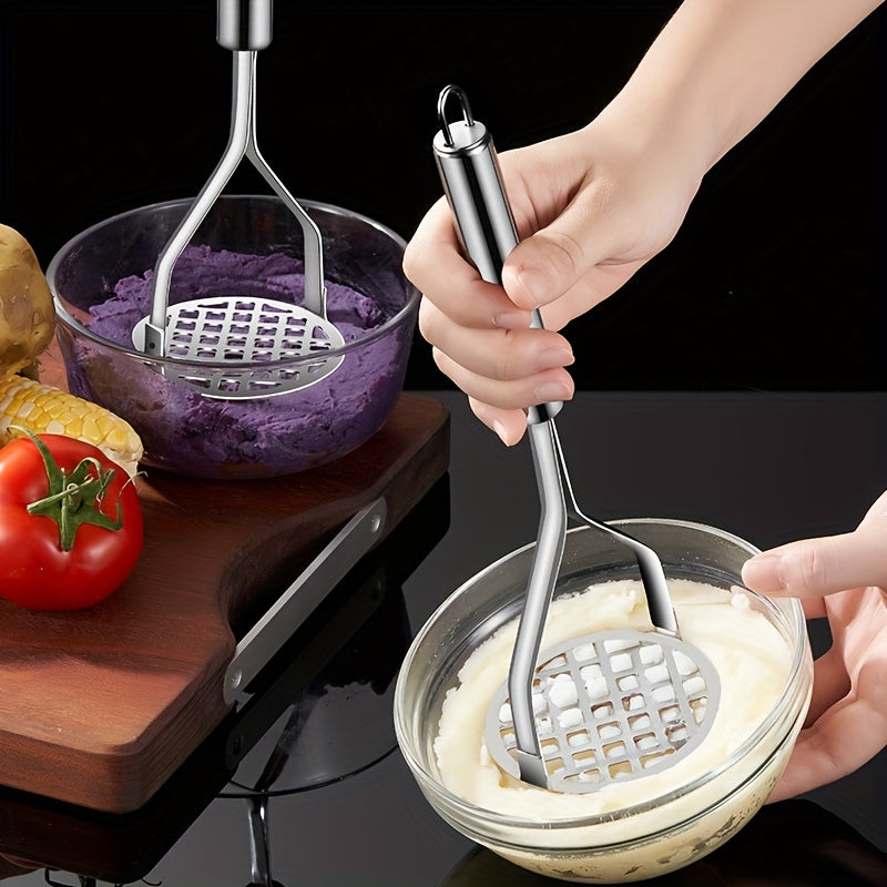 Stainless Steel Potato Masher Food-Safe Kitchen Tool for Mashing Potatoes