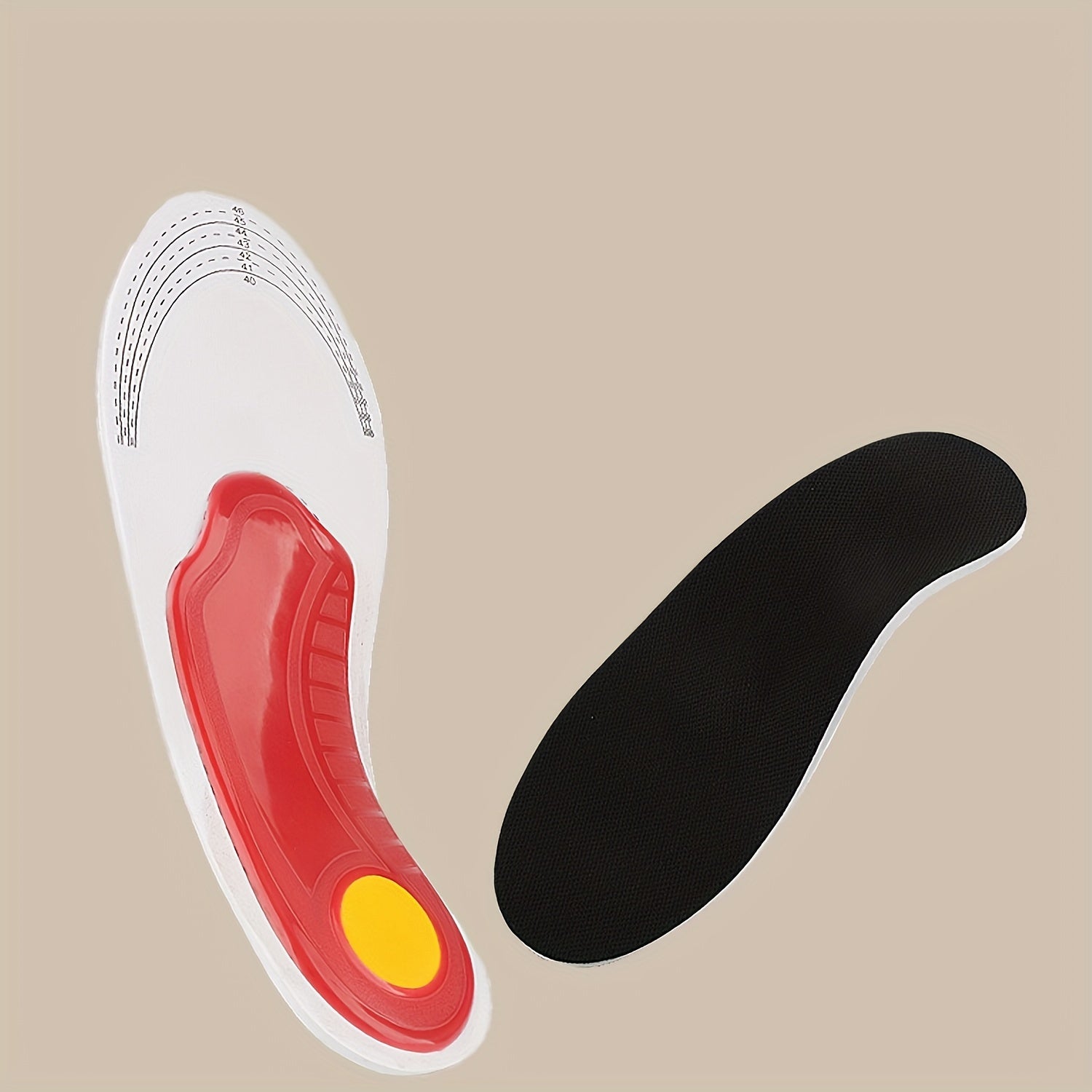 Unisex EVA Arch Support Insoles High Elasticity Shock Absorbing Sports Inserts