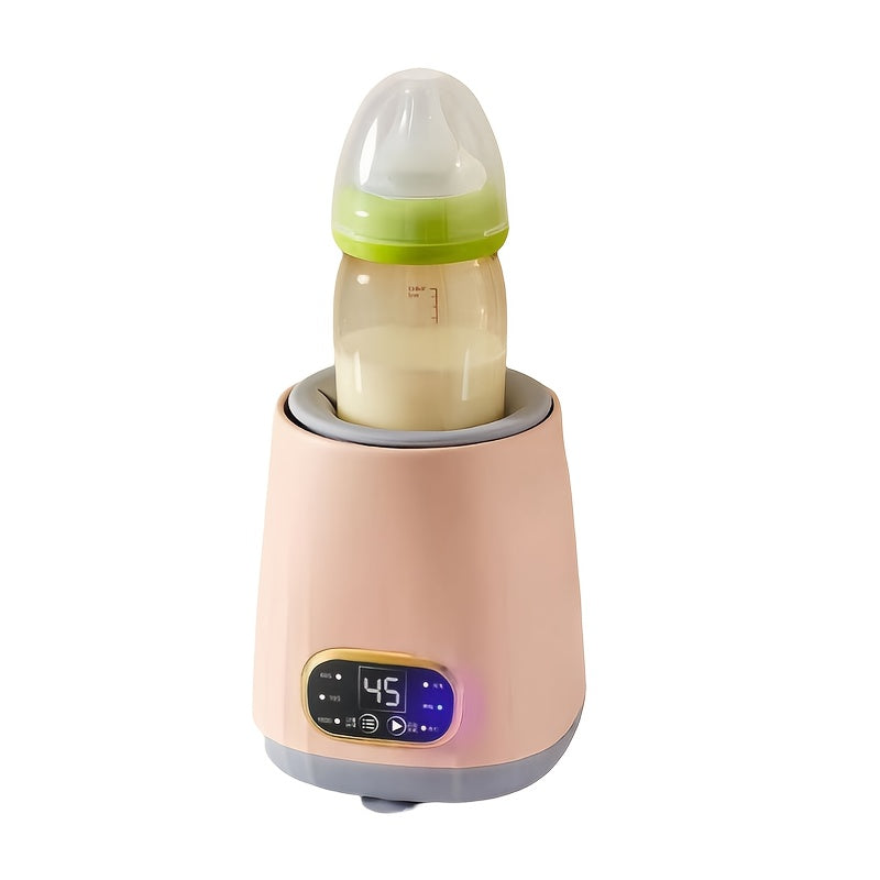 Smart Electric Milk Shaker 3-in-1 USB Rechargeable Portable Mixer with Adjustable Temperature for On-the-Go Feeding