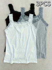 Conjunto de camisón de encaje para mujer talla plus cómodo y versátil para estar en casa