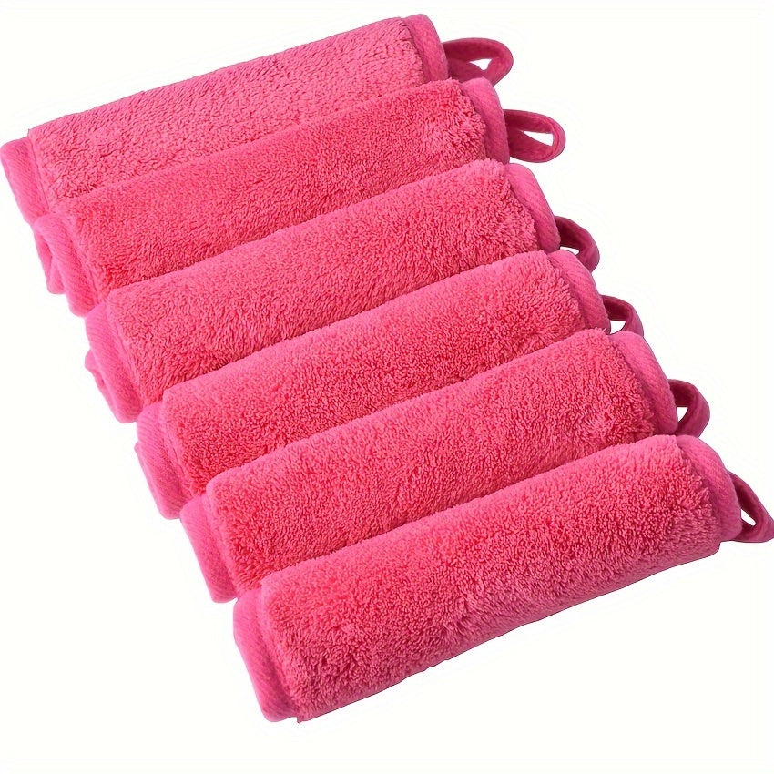 6/12 dona Mikrotoʻqima Yuzni Tozalash Matolari Makiyajni Olib Tashlash uchun Yuviladigan Qayta Ishlatiladigan