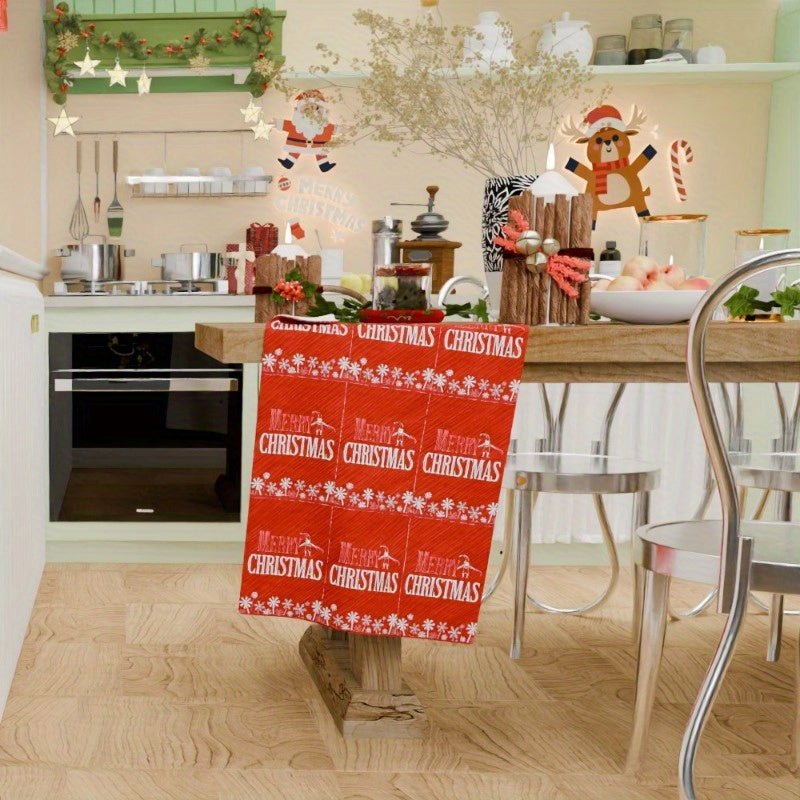 Christmas Towel Soft Cozy Holiday Decor 18x66cm