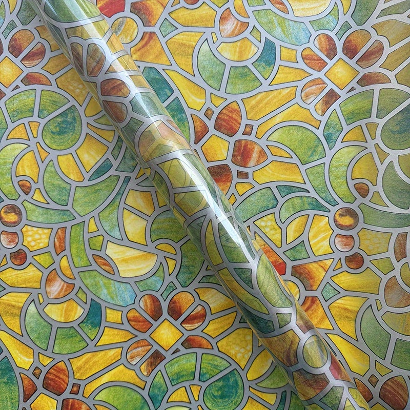 Rang-barang Frosted Shisha Aytgichlar Suv o'tkazmaydigan Maxfiylik Film 44.98x1000cm