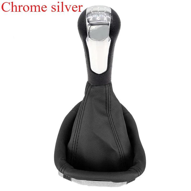 Car Gear Shift Knob Lever Gaiter Cover ABS Chrome 5 Speed Manual