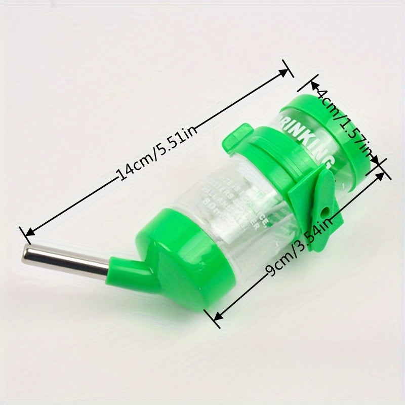 80ml Small Pet Water Dispenser for Hamsters Chinchillas and Rabbits