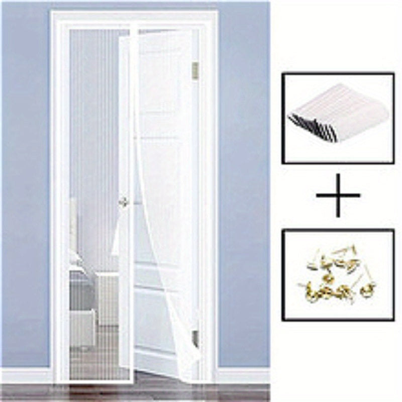 Magnetic Mosquito Net Door for Home and Outdoor, Cooler Breeze, Mesh Material