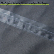 Tashqi joylar uchun kulrang 100% polyester 600D og'ir turdagi matodan tayyorlangan uchburchak quyosh soyasi yelqi.