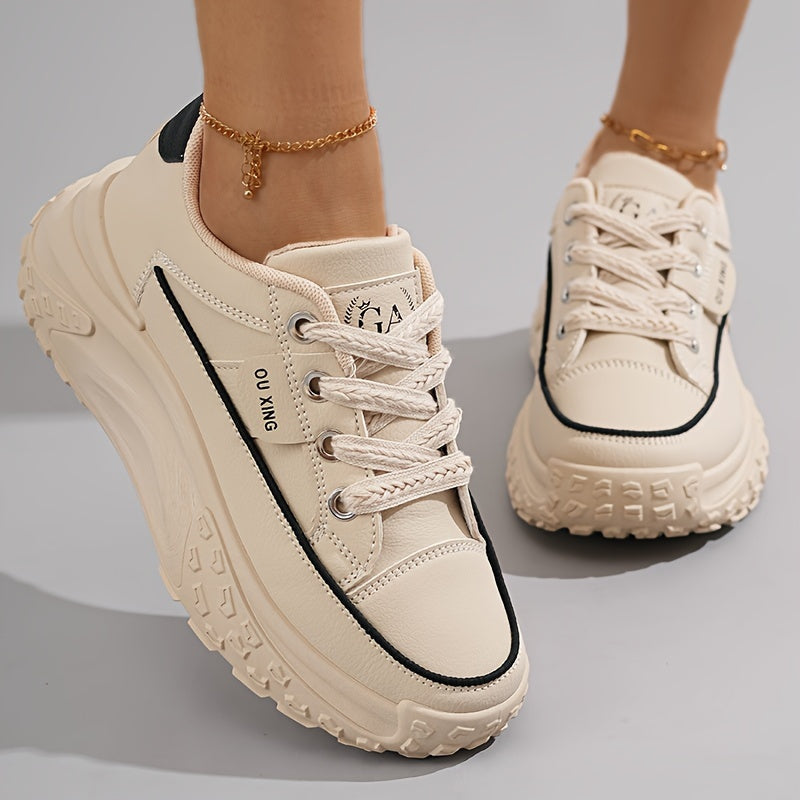 Women's Thick-Soled Casual Running Sneakers for Height Increase