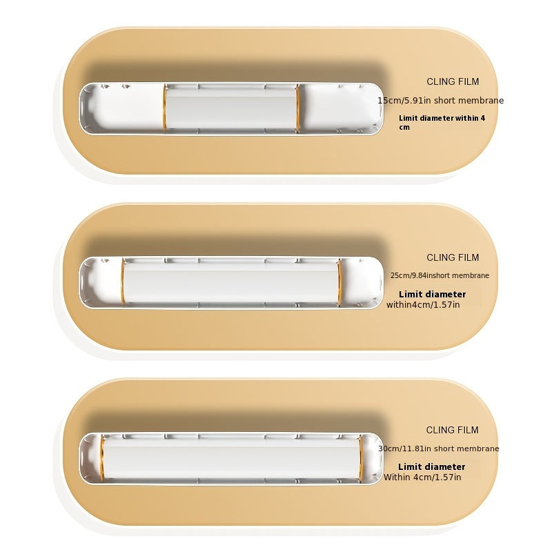 Disposable Plastic Wrap Slicer for Kitchen and Restaurant Use Dual-Direction Cling Film Cutter