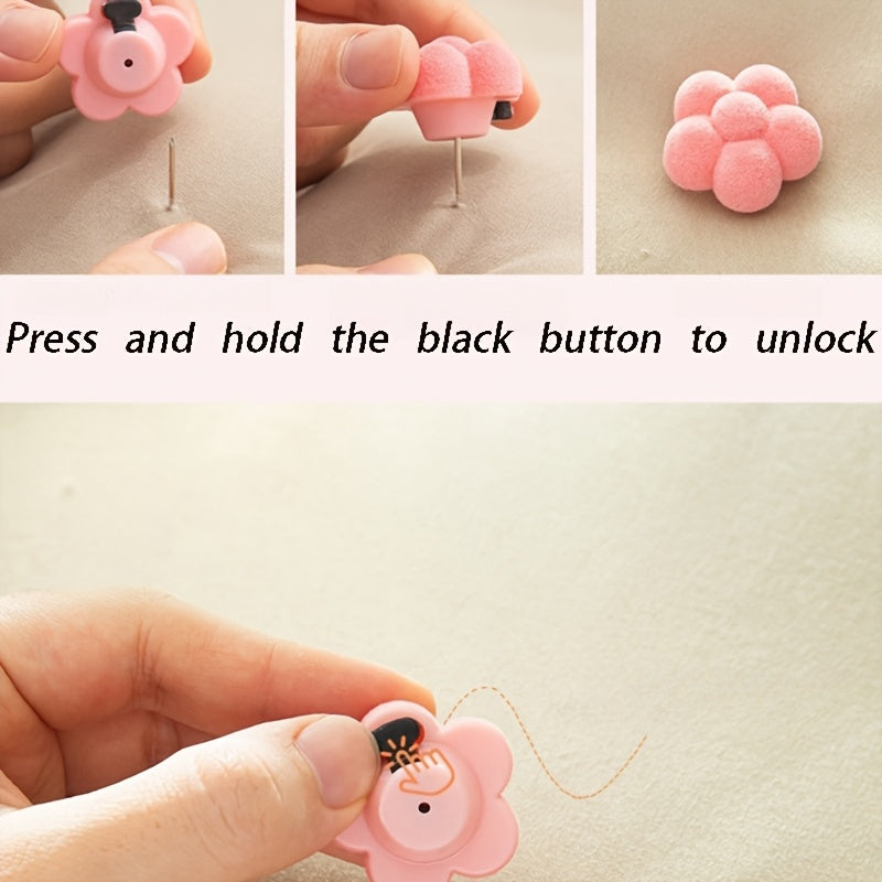 Set of 8 Pink Nylon Velvet Bedspread Corner Holders Quilt Fasteners for Bedding and Sofa Covers