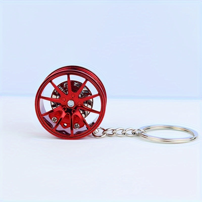 Universal 360° Rotating Car Keychain Pendant Creative Car Decor Gift