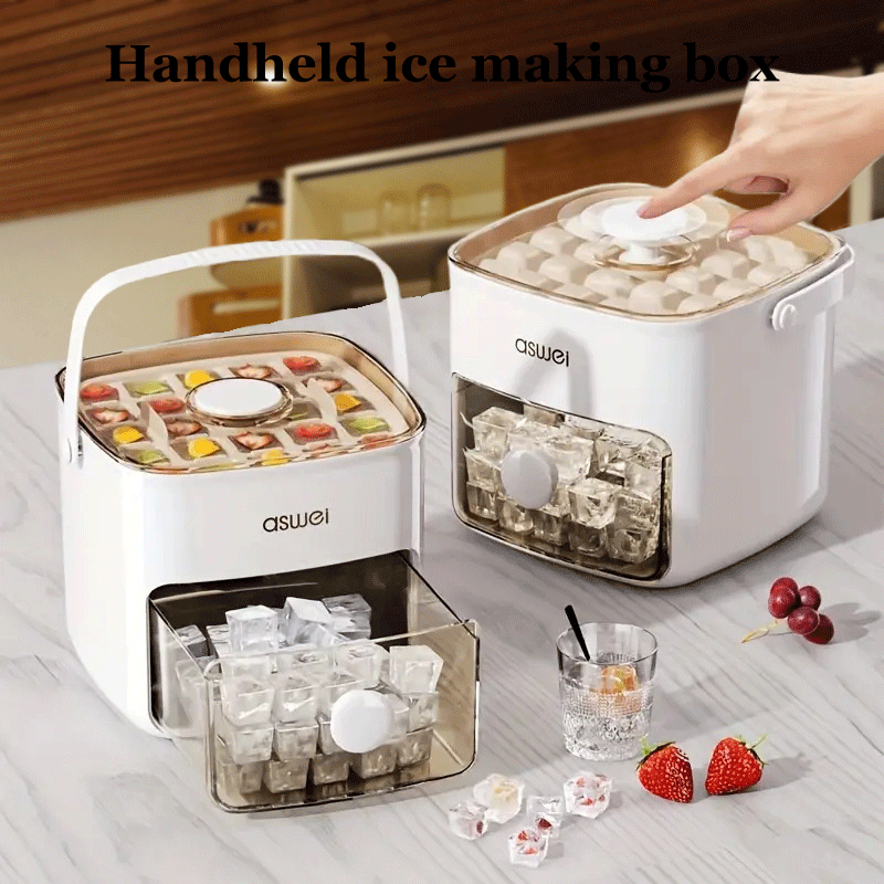 Manual Ice Maker for Families and Parties High Capacity Easy Durable