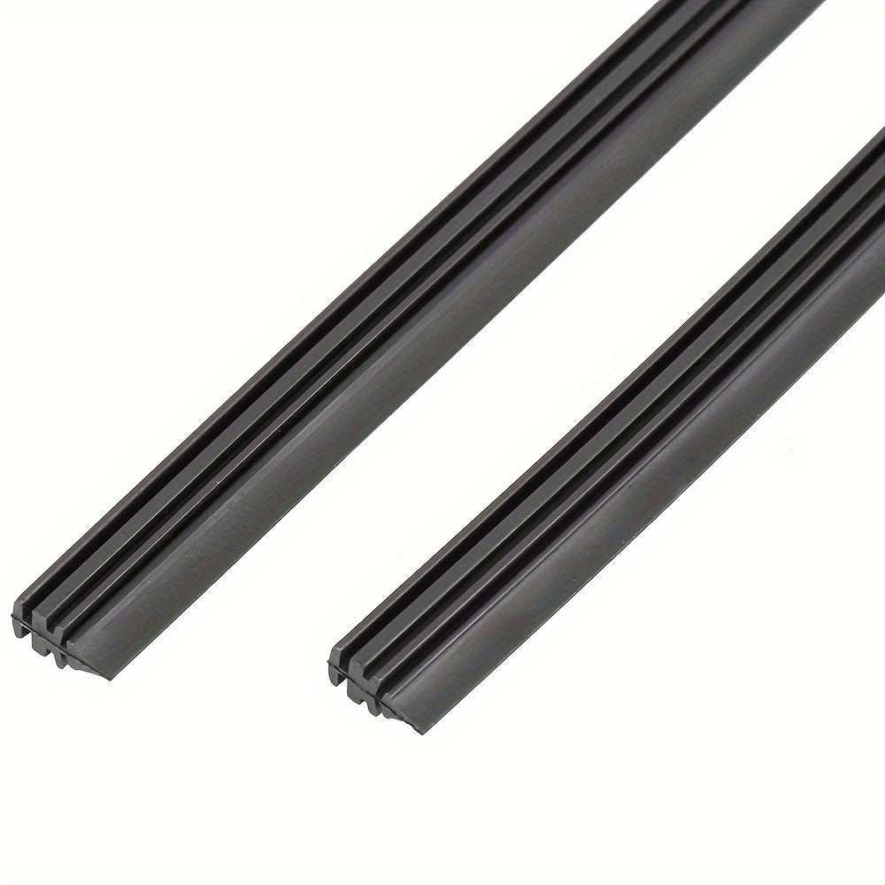 Juego de 4, limpiaparabrisas universales de goma de 28 pulgadas sin marco