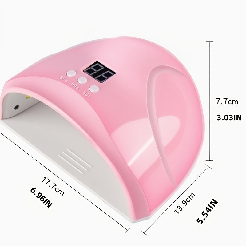 LED Nail Dryer USB Powered Hypoallergenic Plastic Quick Curing Manicure