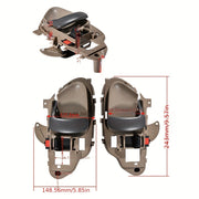 Beige Interior Door Handles Pair for SUVs Durable ABS Fits 1995-2002