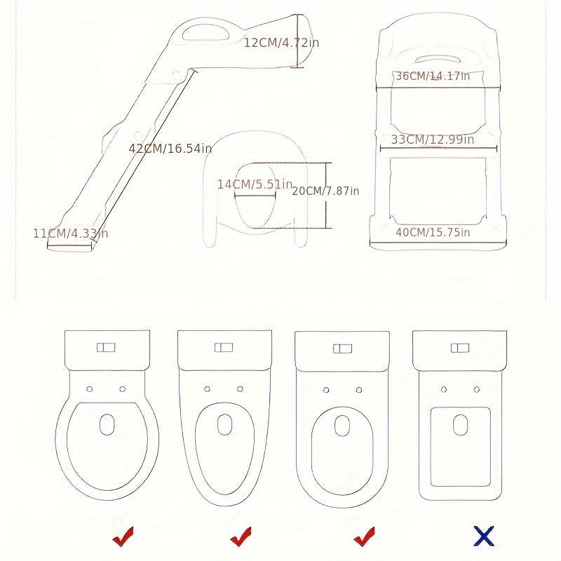 Bolalar uchun zinapoyali hojatxona o'quv stuli va egiluvchan potty o'rindiq yostiq