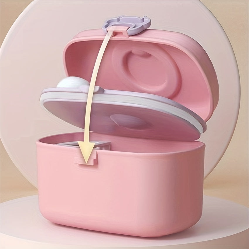 Baby Formula Dispenser with Scoop and Leveller, Non-Spill, 18.6oz Storage, Travel Organizer