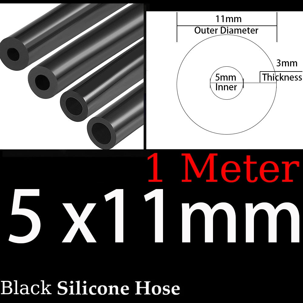 Universal Silicone Vacuum Hose 3/5/4/6/8/10/12/14mm Blue 1m