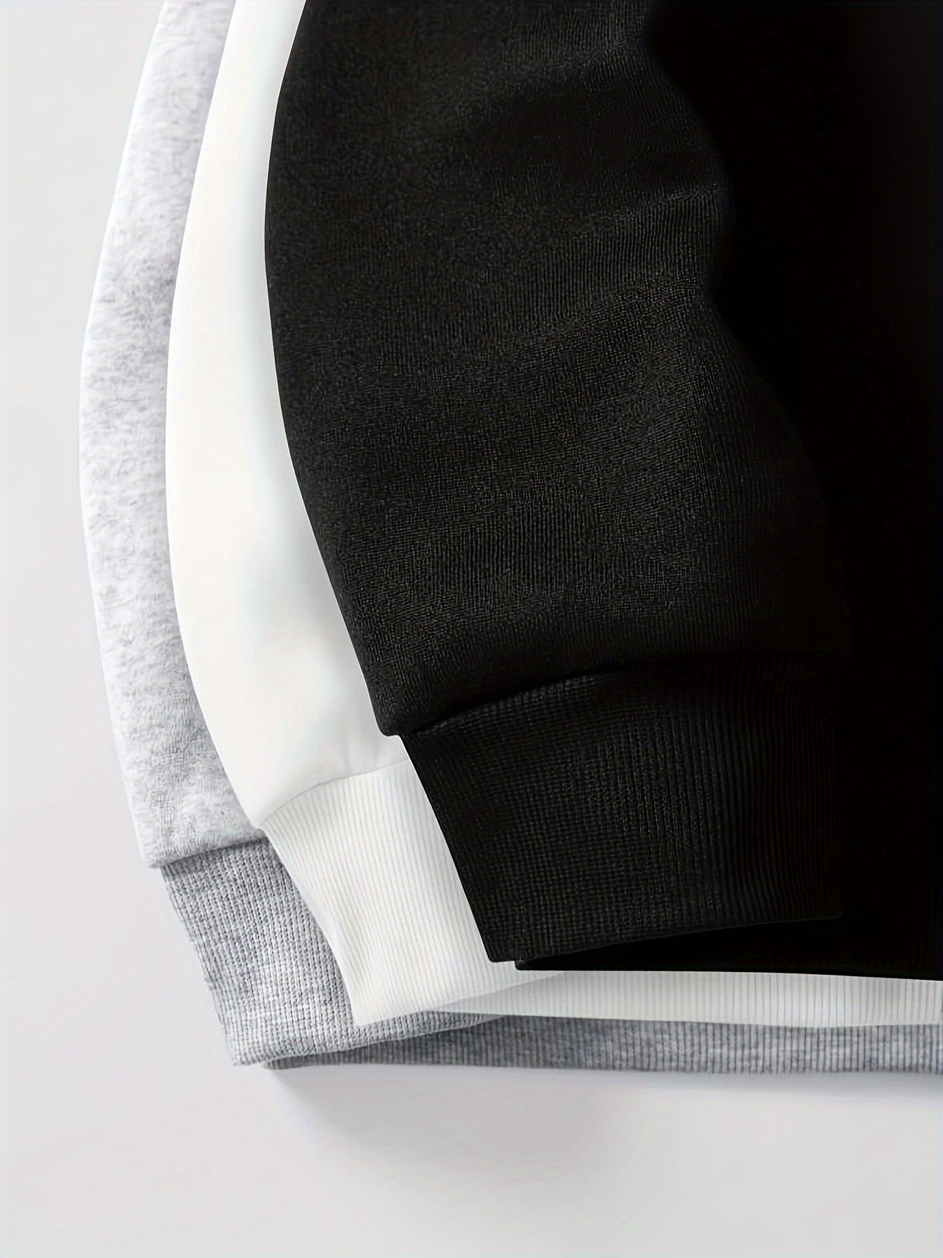 Men's Solid Color Polyester Hooded Sweatshirt with Zip Up and Long Sleeves