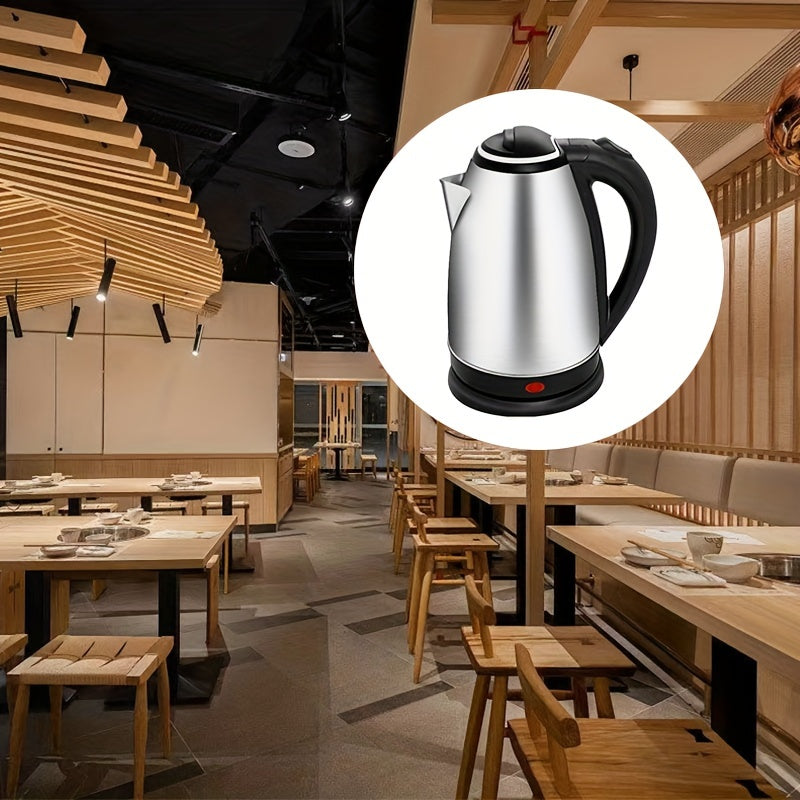 Stainless Steel Electric Kettle 1.7L Auto Shut-Off va tez qaynash bilan