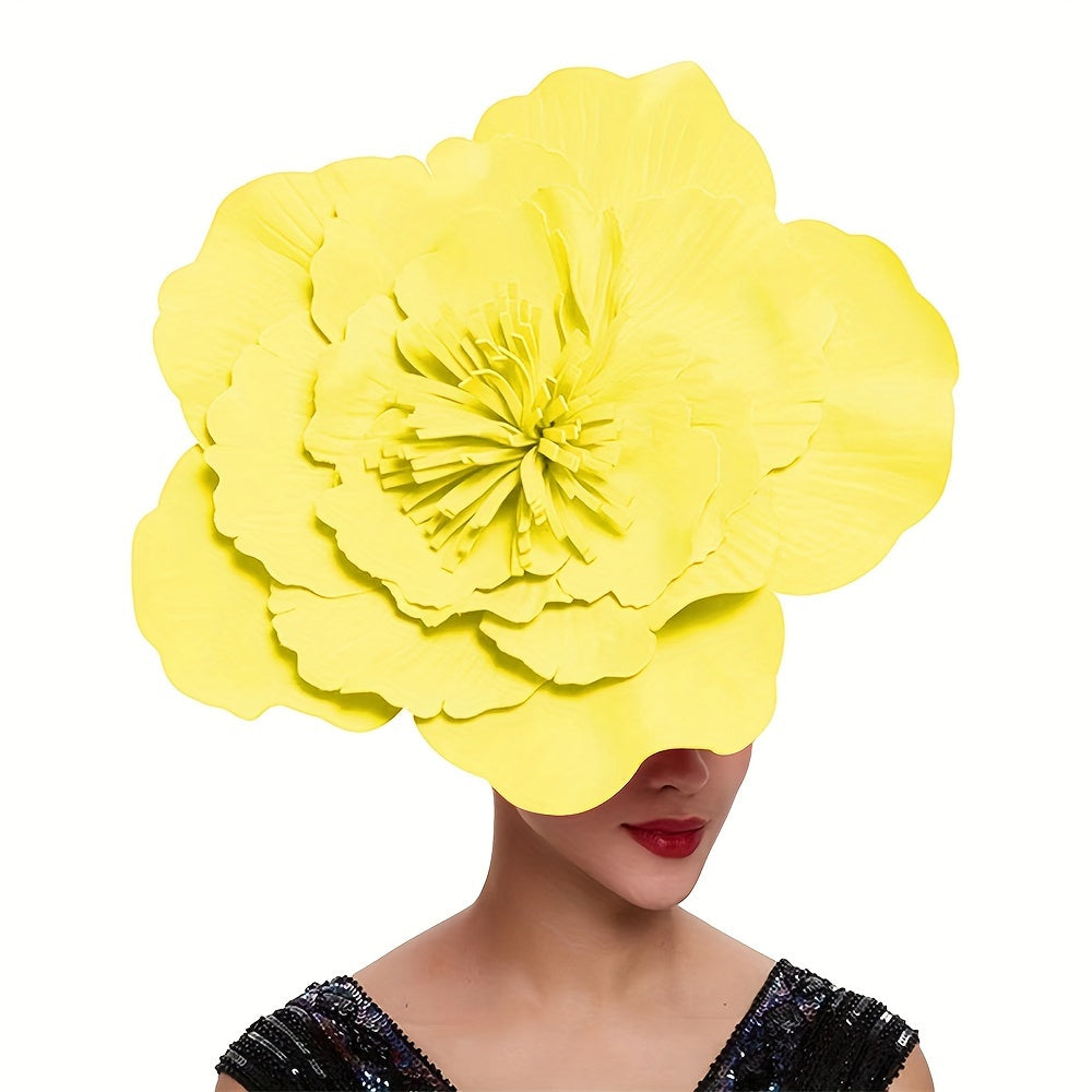 Ayollar uchun zamonaviy gullar bilan bezatilgan boshband - Bahor choy partiyalari, kokteyllar va to'ylar uchun ideal