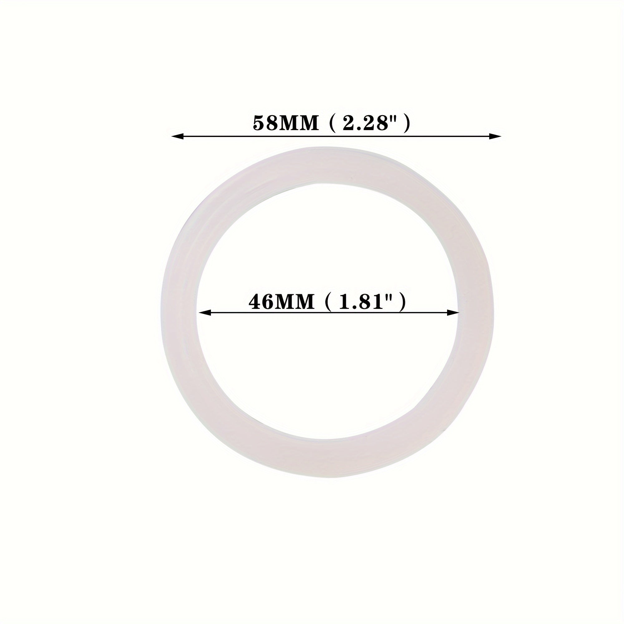2pcs White Silicone Coffee Maker Sealing Ring for EC685 EC680 Replacement