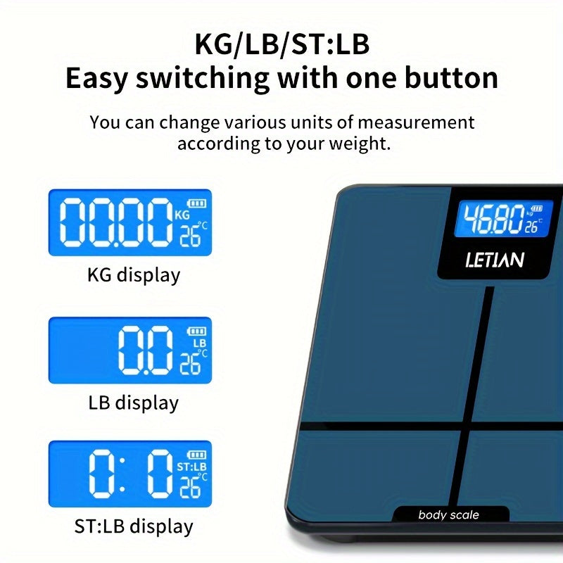 Цифровые напольные весы с большим дисплеем, точными показаниями, энергосбережением